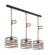 Marco Bar Pendant Ceiling Light Black 3x E27-2