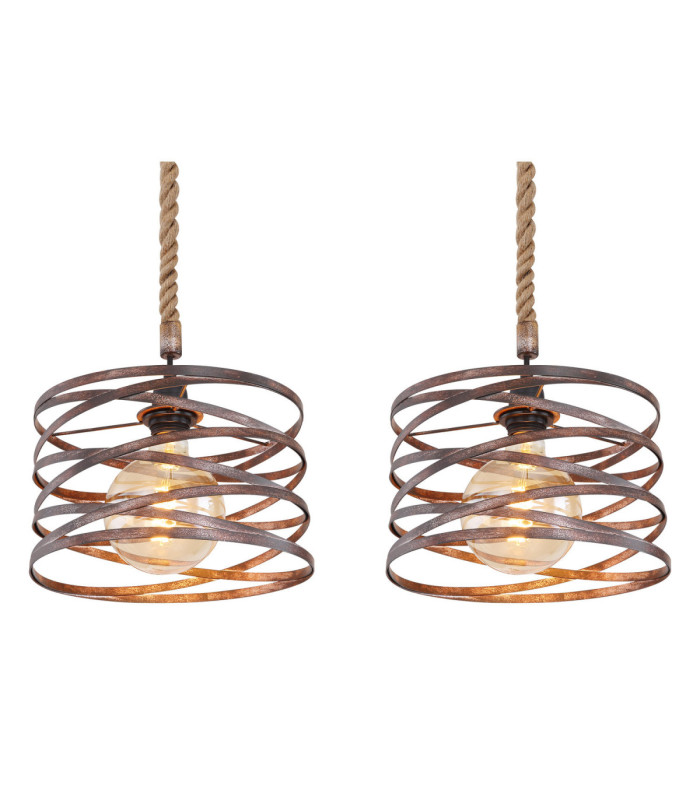 Marco Bar Pendant Ceiling Light Black 3x E27-4