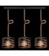Marco Bar Pendant Ceiling Light Black 3x E27-6