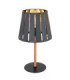 Luna Table Lamp Matt Black 1x E27-1