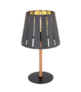 Luna Table Lamp Matt Black 1x E27-1