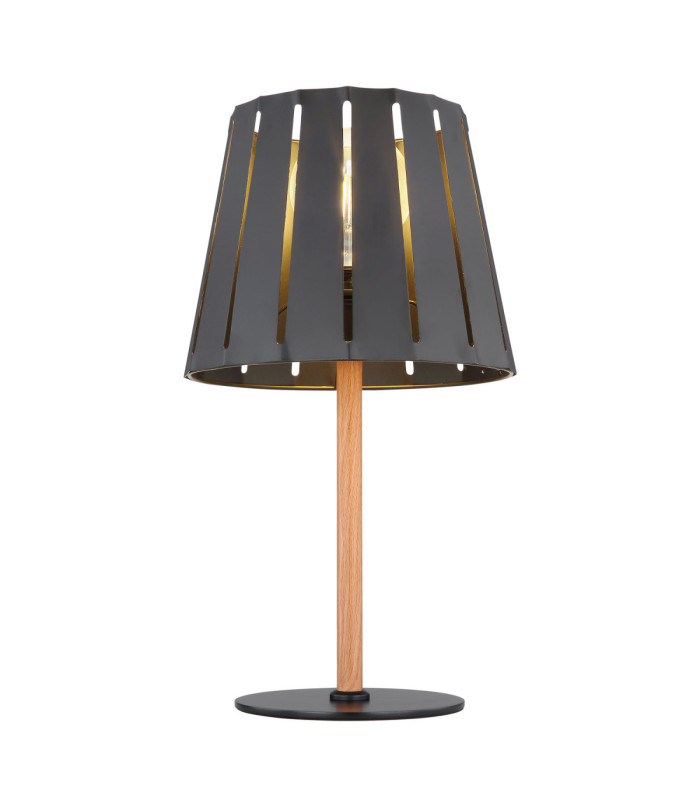 Luna Table Lamp Matt Black 1x E27-3