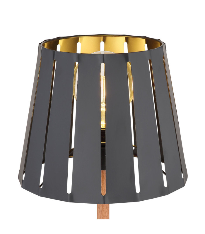 Luna Table Lamp Matt Black 1x E27-4