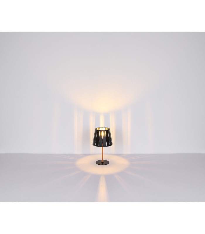 Luna Table Lamp Matt Black 1x E27-9
