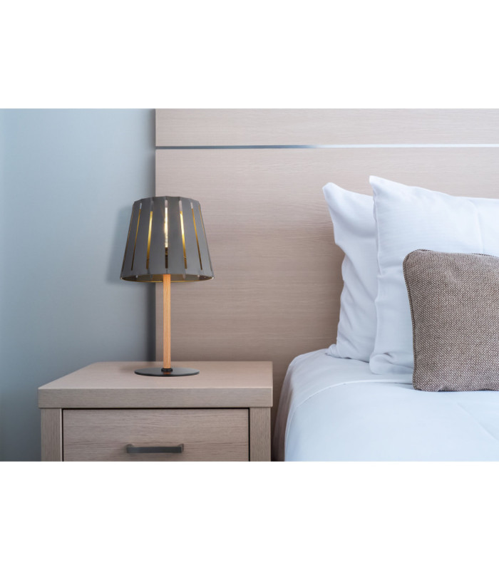 Luna Table Lamp Matt Black 1x E27-11