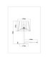 Luna Table Lamp Matt Black 1x E27-12
