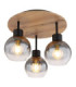 Moitas Shade Cluster Ceiling Light Matt Black 3x E27-1