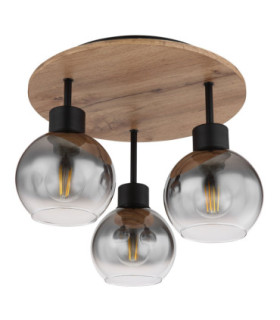Moitas Shade Cluster Ceiling Light Matt Black 3x E27-2