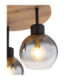 Moitas Shade Cluster Ceiling Light Matt Black 3x E27-3