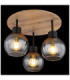 Moitas Shade Cluster Ceiling Light Matt Black 3x E27-4