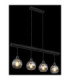 Moitas Bar Pendant Ceiling Light Matt Black 4x E27-5