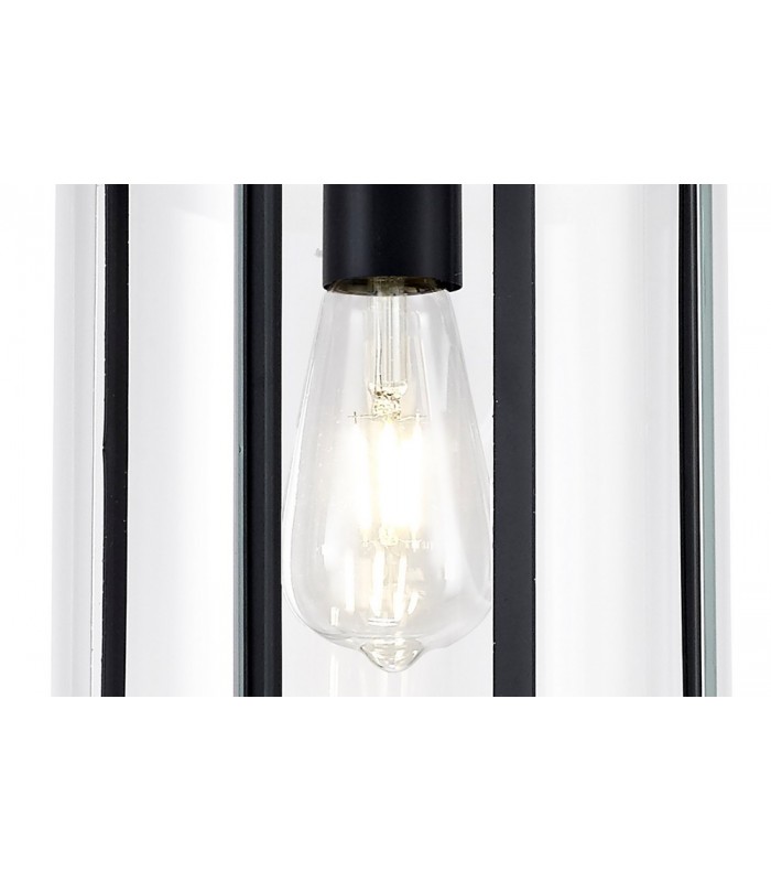 Ceiling Pendant, 1 Light E27, Matt Black - 8