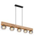 Moitas Bar Pendant Ceiling Light Matt Black 5x E27-1