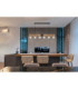 Moitas Bar Pendant Ceiling Light Matt Black 6x E27-7