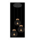 Pablo Cluster Pendant Ceiling Light Matt Black 3x E27-4