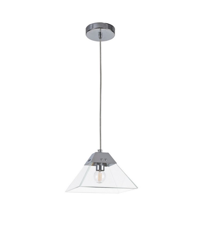 Dome Ceiling Pendant Small, E14, Polished Chrome - 3