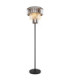 Naxis Glass Floor Lamp Matt Black 3x E27-1