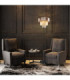 Naxis Glass Floor Lamp Matt Black 3x E27-9