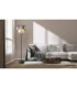 Naxis Glass Floor Lamp Matt Black 3x E27-11