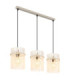 Gorley Bar Pendant Ceiling Light Matt Sand Colour  3x E27-1