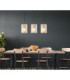 Gorley Bar Pendant Ceiling Light Matt Sand Colour  3x E27-9