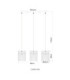 Gorley Bar Pendant Ceiling Light Matt Sand Colour  3x E27-10