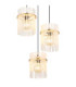 Gorley Cluster Pendant Ceiling Light Matt Gold Colours 3x E27-3
