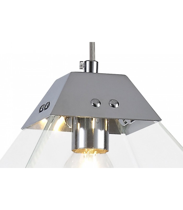 Dome Ceiling Pendant Small, E14, Polished Chrome - 6