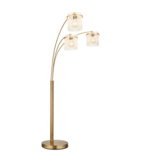 Gorley Multi Arm Floor Lamp Matt Gold Colours 3x E27-1