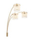 Gorley Multi Arm Floor Lamp Matt Gold Colours 3x E27-3