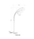 Gorley Multi Arm Floor Lamp Matt Gold Colours 3x E27-10