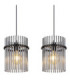 Gorley Bar Pendant Ceiling Light Matt Black 4x E27-4