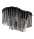 Gorley Ceiling Light Matt Black 6x E27-2