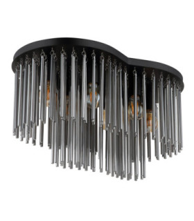 Gorley Ceiling Light Matt Black 6x E27-2