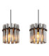 Gorley Ii Bar Pendant Ceiling Light Matt Black 3x E27-4