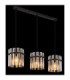 Gorley Ii Bar Pendant Ceiling Light Matt Black 3x E27-5