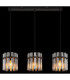 Gorley Ii Bar Pendant Ceiling Light Matt Black 3x E27-6