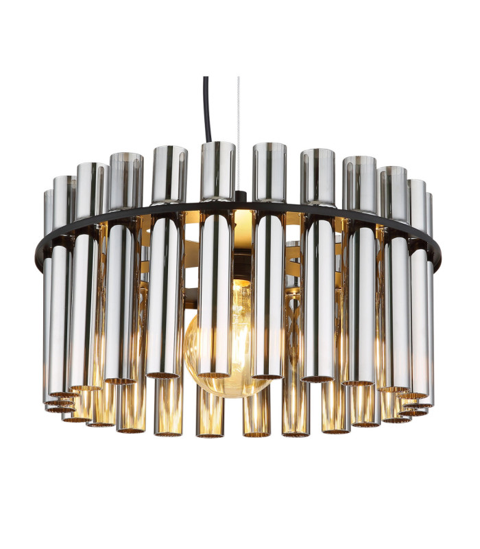 Gorley Ii Pendant Ceiling Light Matt Black 1x E27-3