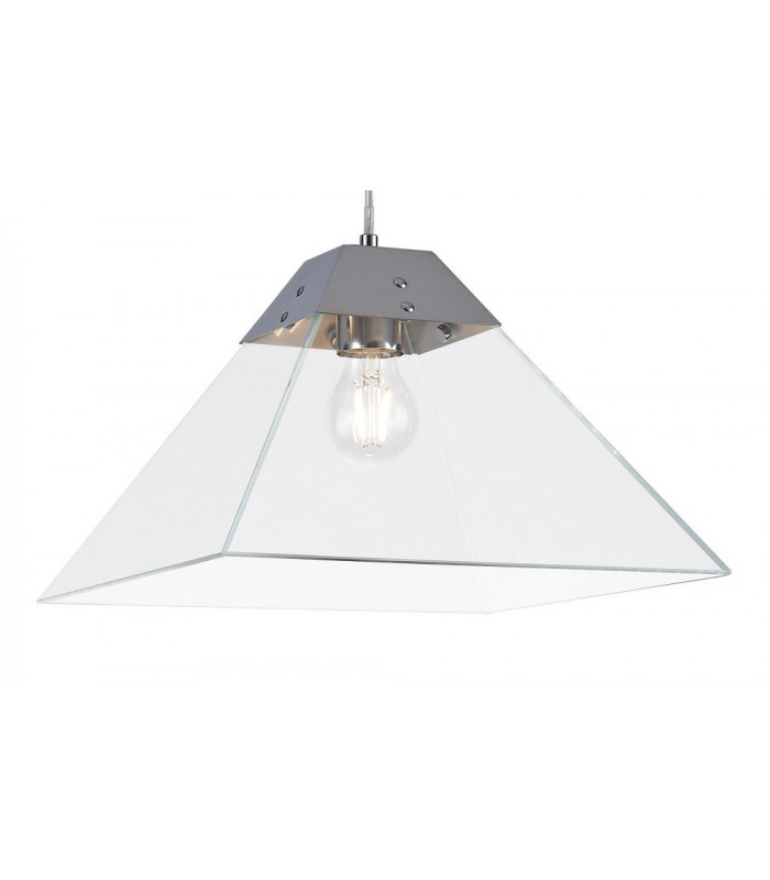 Dome Ceiling Pendant Large, E27, Polished Chrome - 5