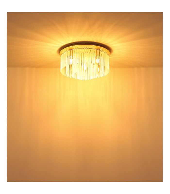 Gorley Ceiling Light Matt Sand Colour  5x E27-4