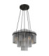 Gorley Pendant Ceiling Light Matt Black 5x E27-2
