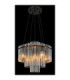 Gorley Pendant Ceiling Light Matt Black 5x E27-4