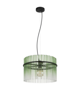 Gorley Pendant Ceiling Light Matt Black 1x E27-2