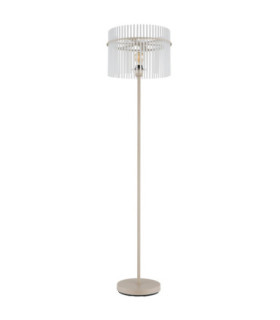 Gorley Glass Floor Lamp Matt Sand Colour  1x E27-2