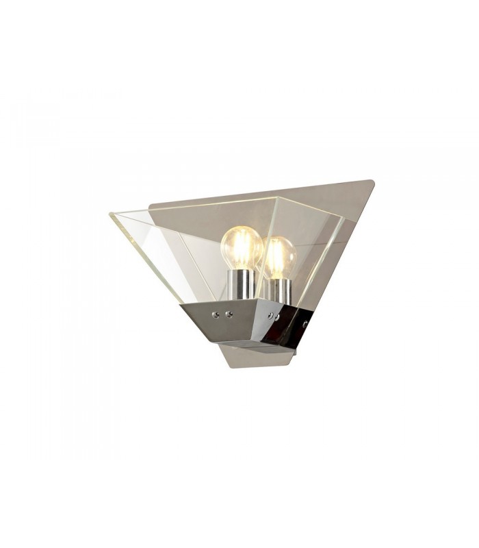 Wall Lamp, 1 Light E14, Polished Chrome - 1