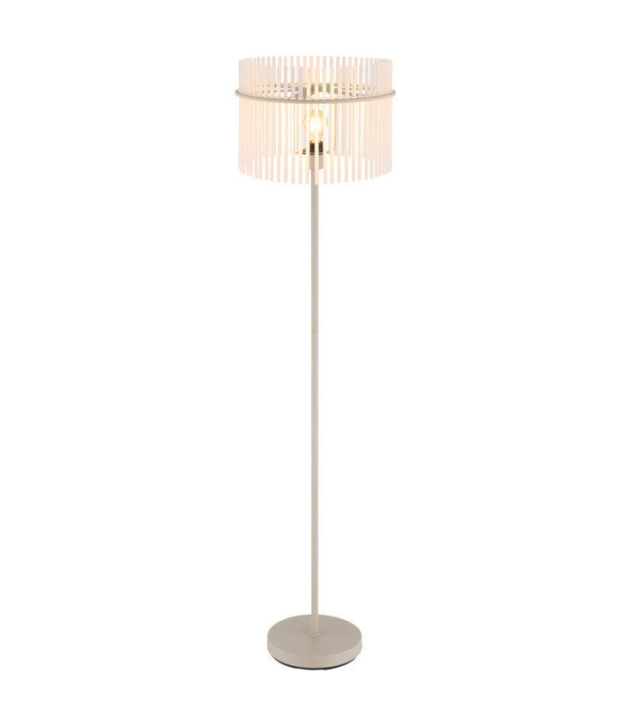Gorley Glass Floor Lamp Matt Sand Colour  1x E27-3