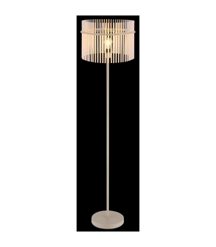 Gorley Glass Floor Lamp Matt Sand Colour  1x E27-6