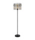 Gorley Glass Floor Lamp Matt Black 1x E27-1
