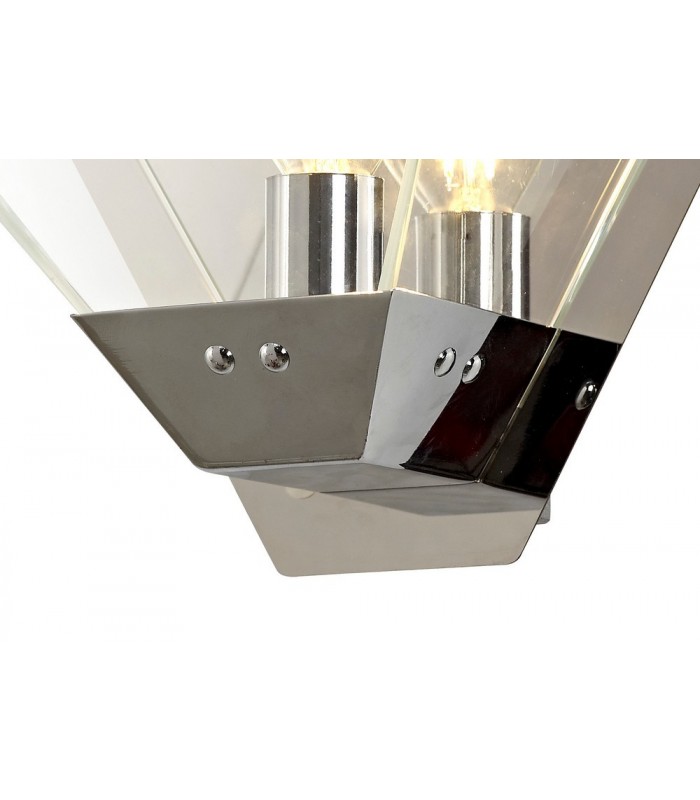 Wall Lamp, 1 Light E14, Polished Chrome - 4