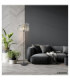 Gorley Glass Floor Lamp Matt Black 1x E27-9